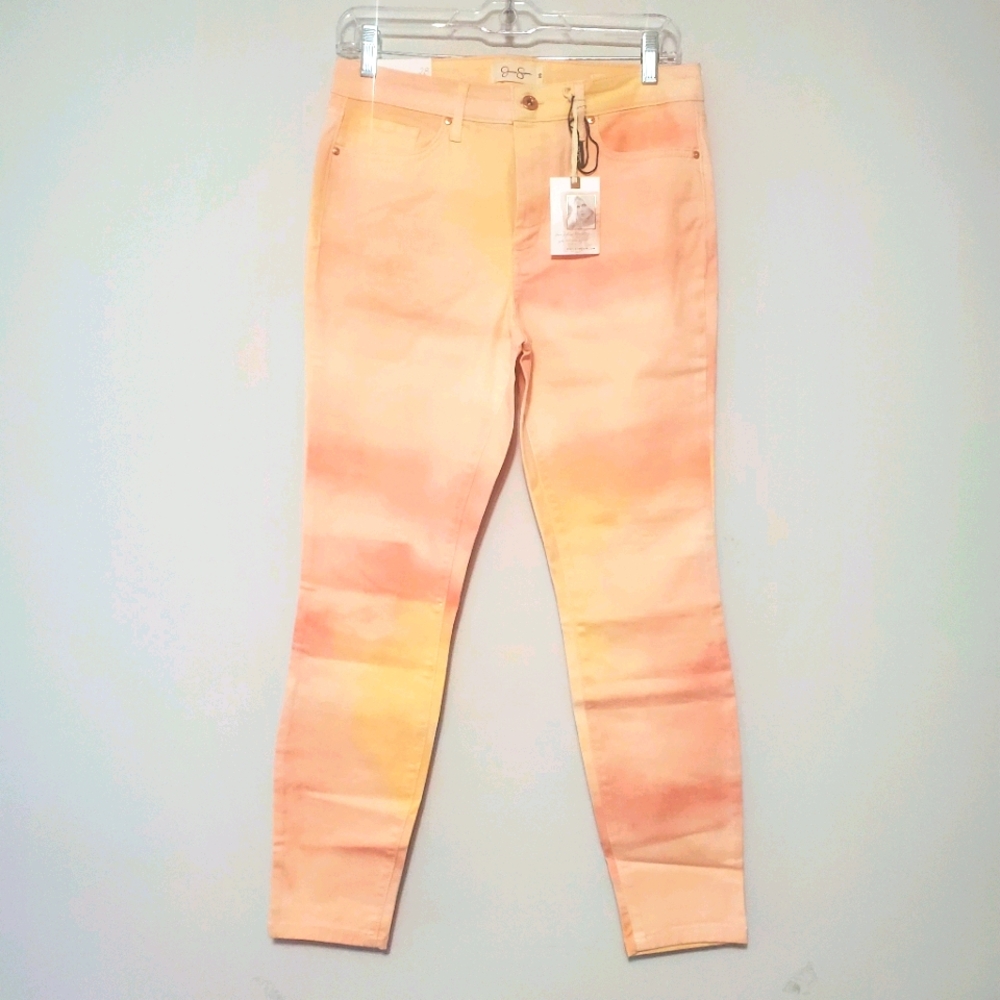 Jessica Simpson HighRise Ankle Color Denim 28